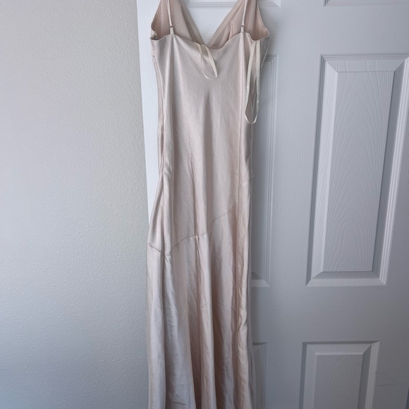 Saints and Secrets Champagn satin midi (new with tags) - Picture 5 of 6
